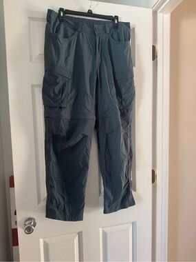 REI Men's Navy Blue Convertible Cargo Pants